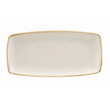 Churchill Stonecast Rectangular Plate Barley White 295 x 150mm - DK528 Plates Churchill