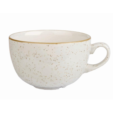 Churchill Stonecast Round Cappuccino Cup Barley White 8oz (Pack of 12) - DK532 Cups and Mugs Churchill