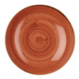 Churchill Stonecast Round Coupe Bowl Spiced Orange 315mm (Pack of 6) - DK539 Bowls Churchill