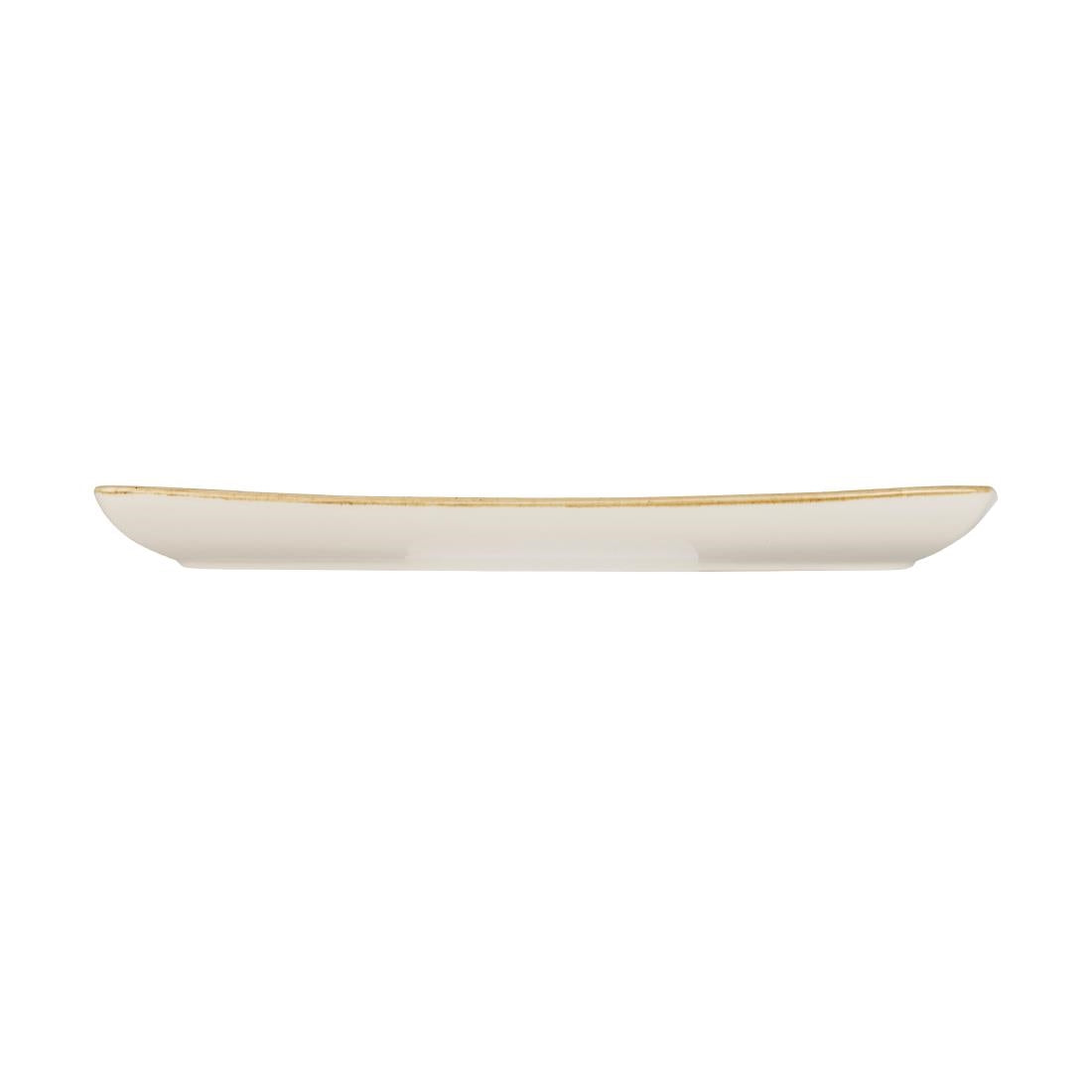 Churchill Stonecast Rectangular Plate Spiced Orange 350 x 185mm - DK544 Plates Churchill