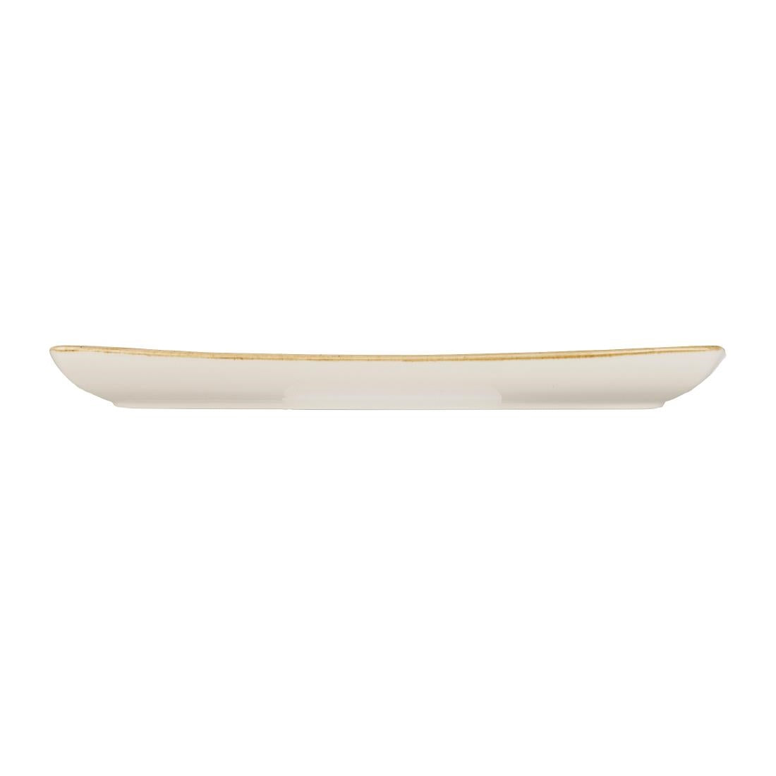 Churchill Stonecast Rectangular Plate Spiced Orange 295 x 150mm - DK545 Plates Churchill