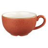 Churchill Stonecast Cappuccino Cup Spiced Orange 8oz (Pack of 12) - DK549 Cups and Mugs Churchill