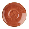 Churchill Stonecast Round Cappuccino Saucers Spiced Orange 185mm (Pack of 12) - DK550 Churchill Super Vitrified Churchill   