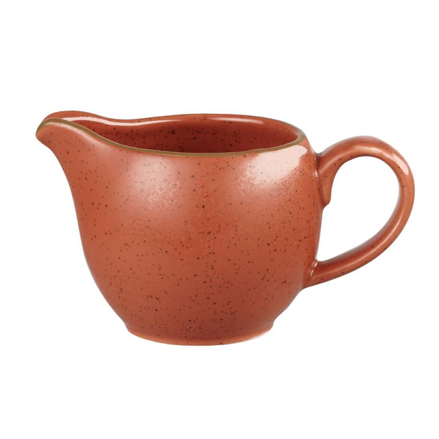 Churchill Stonecast Milk Milk Jugs Spiced Orange 113mm (Pack of 4) - DK551 Churchill Super Vitrified Churchill   