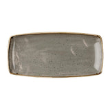 Churchill Stonecast Rectangular Plate Peppercorn Grey 295 x 150mm - DK562 Plates Churchill