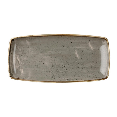 Churchill Stonecast Rectangular Plate Peppercorn Grey 295 x 150mm - DK562 Plates Churchill