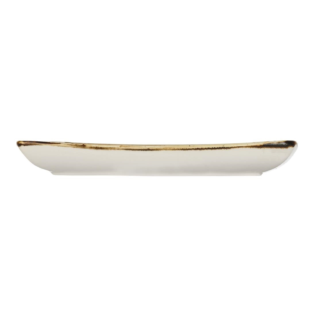 Churchill Stonecast Deep Square Plate Peppercorn Grey 260mm (Pack of 6) - DK563 Plates Churchill