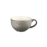 Churchill Stonecast Round Cappuccino Cup Peppercorn Grey 12oz - DK565 Cups and Mugs Churchill