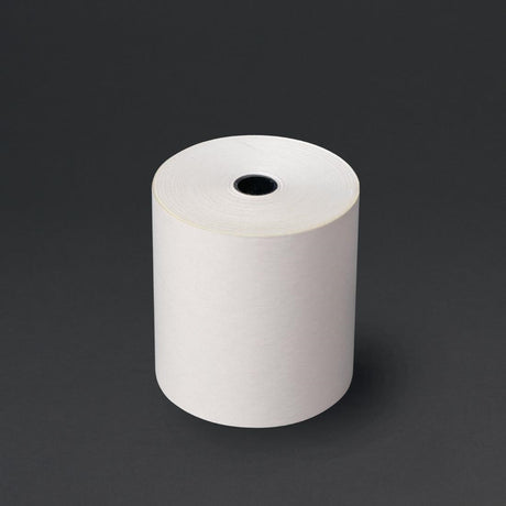 Olympia Non-Thermal 2ply White and Yellow Till Roll 76 x 70mm (Pack of 20) - DK596  Olympia   