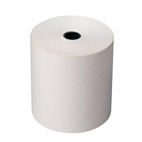 Olympia Non-Thermal 2ply White and Yellow Till Roll 76 x 70mm (Pack of 20) - DK596  Olympia   