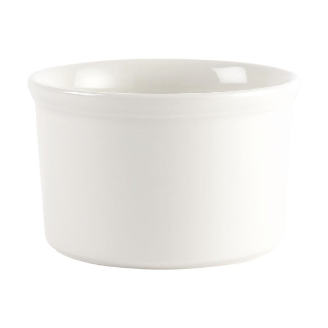 Churchill White Souffle Dishes 100mm (Pack of 12) - DK657 Churchill Super Vitrified Churchill   