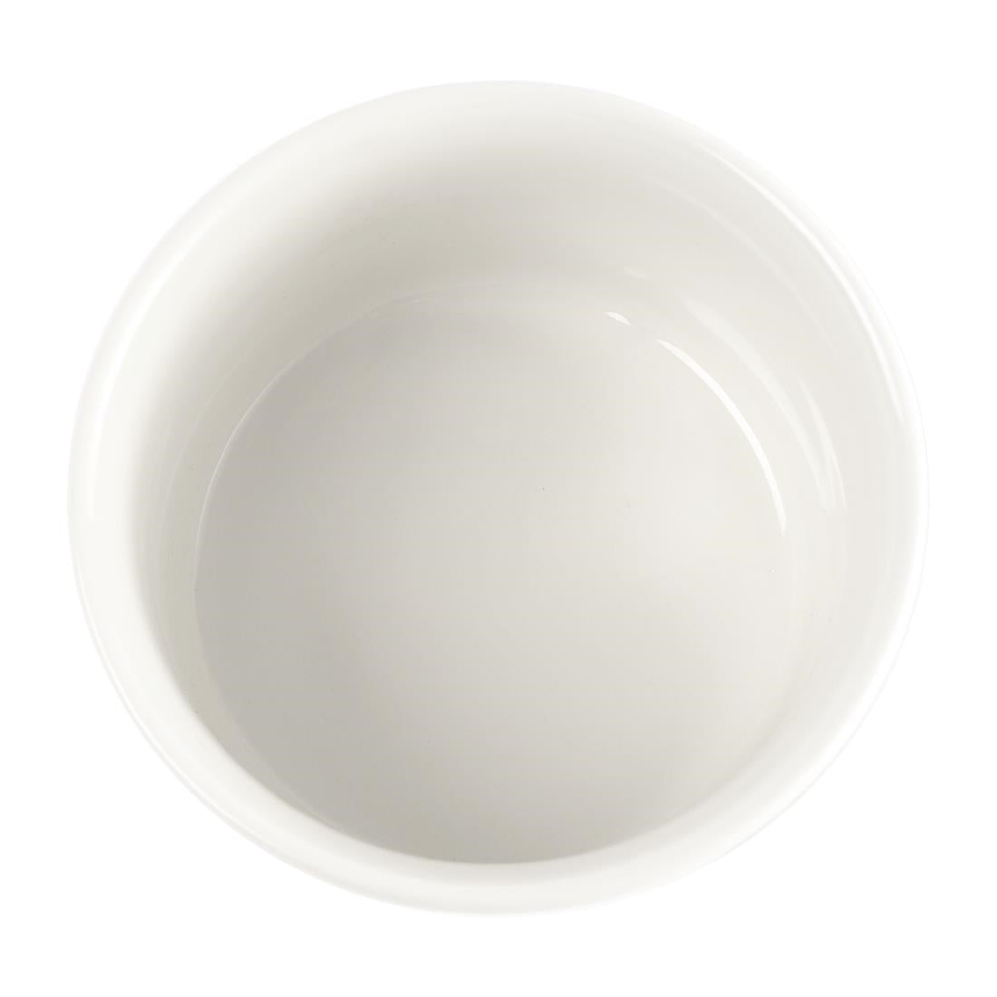 Churchill White Souffle Dishes 100mm (Pack of 12) - DK657 Churchill Super Vitrified Churchill   