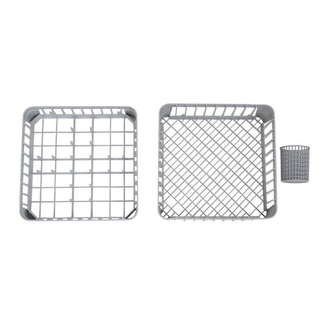 Buffalo Digital Undercounter Glass Washer with Drain Pump 400mm Basket 2.9kW - DK773  Buffalo   