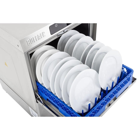 Buffalo Digital Undercounter Dishwasher with Drain Pump 500mm Basket 5.4kW - DN974  Buffalo   