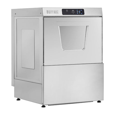 Buffalo Digital Undercounter Dishwasher with Drain Pump 500mm Basket 5.4kW - DN974  Buffalo   