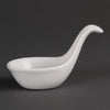 Olympia Whiteware Miniature Spoon Shape Dipping Bowls 57x 57mm (Pack of 12) - DK801 Bowls Olympia