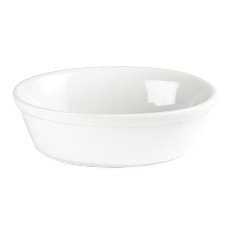 Olympia Whiteware Oval Pie Bowls 161mm (Pack of 6) - DK807 Bowls Olympia