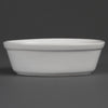 Olympia Whiteware Oval Pie Bowls 161mm (Pack of 6) - DK807 Bowls Olympia