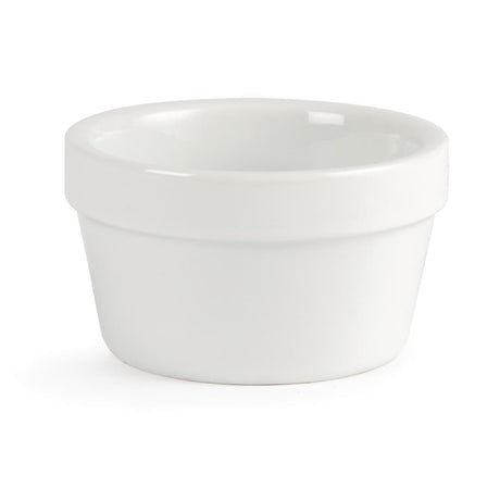 Olympia Whiteware Mediterranean Ramekins White 77mm (Pack of 6) - DK826 Olympia Crockery Olympia   
