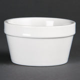 Olympia Whiteware Mediterranean Ramekins White 95mm (Pack of 6) - DK829 Olympia Crockery Olympia   