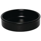 Olympia Mediterranean Stackable Dishes Black 102mm (Pack of 6) - DK832 Olympia Crockery Olympia   