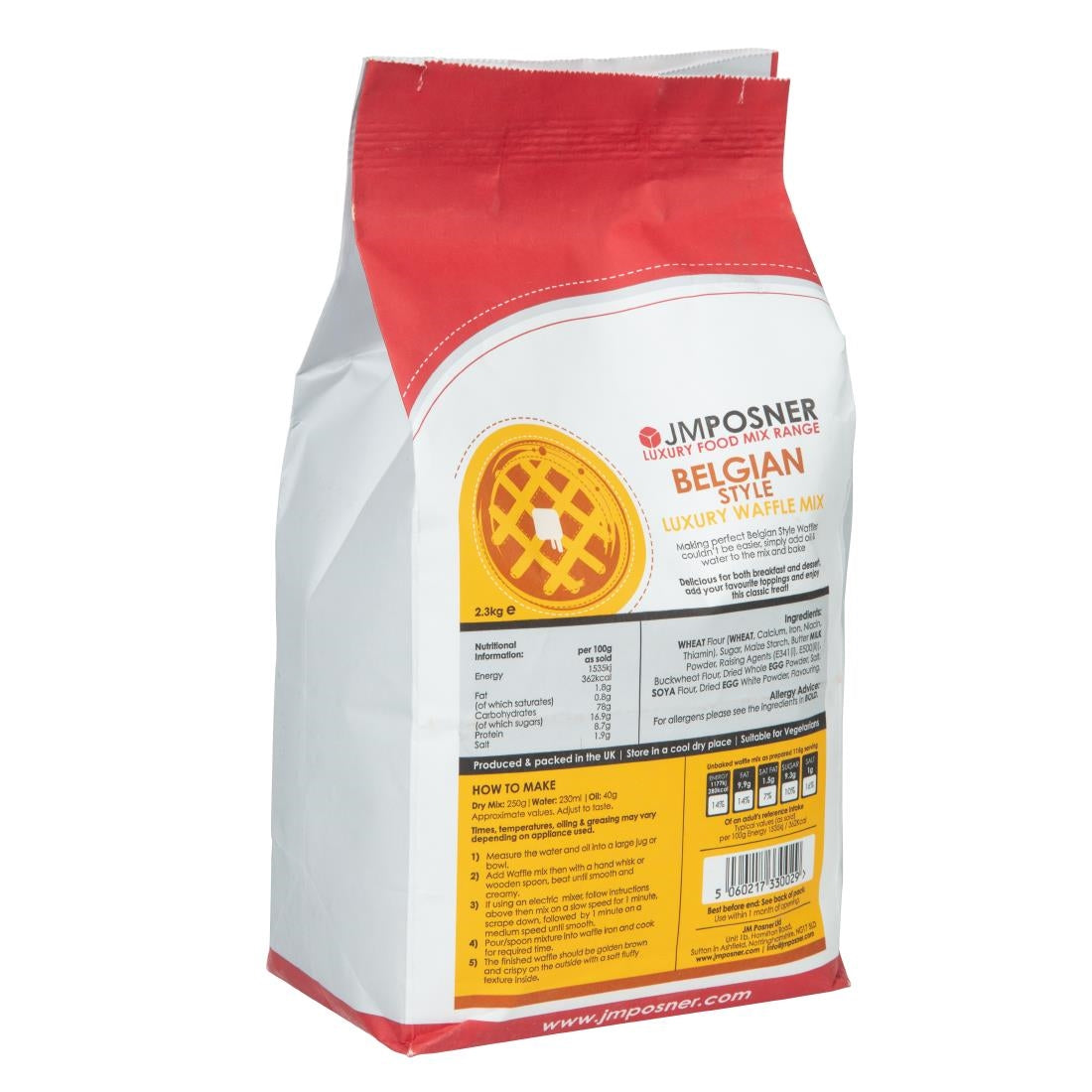 JMP Waffle Mix - 2.3kg Bag - DK846 Waffle Makers JM Posner