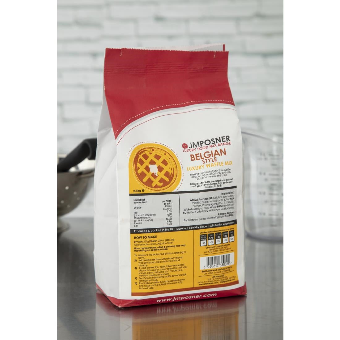 JMP Waffle Mix - 2.3kg Bag - DK846 Waffle Makers JM Posner