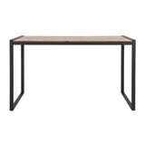 Bolero Steel and Acacia Industrial Bar Table 1800x900mm - DK905 Wooden Tables Bolero   
