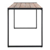 Bolero Steel and Acacia Industrial Bar Table 1800x900mm - DK905 Wooden Tables Bolero   