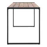 Bolero Steel and Acacia Industrial Bar Table 1800x900mm - DK905 Wooden Tables Bolero   