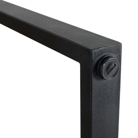 Bolero Steel and Acacia Industrial Bar Table 1800x900mm - DK905 Wooden Tables Bolero   