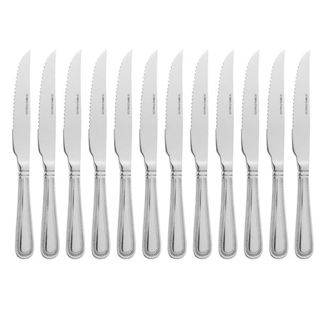 Olympia Bead Steak Knives (Pack of 12) - DL102 Olympia Cutlery Olympia   