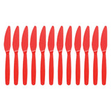 Olympia Kristallon Polycarbonate Knives Red (Pack of 12) - DL114  Olympia   