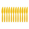 Olympia Kristallon Polycarbonate Knives Yellow (Pack of 12) - DL115  Olympia   