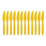 Olympia Kristallon Polycarbonate Knives Yellow (Pack of 12) - DL115  Olympia   
