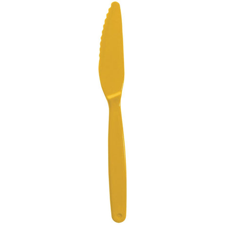 Olympia Kristallon Polycarbonate Knives Yellow (Pack of 12) - DL115  Olympia   