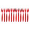 Olympia Kristallon Polycarbonate Forks Red (Pack of 12) - DL118  Olympia   