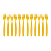 Olympia Kristallon Polycarbonate Forks Yellow (Pack of 12) - DL119  Olympia   