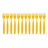Olympia Kristallon Polycarbonate Forks Yellow (Pack of 12) - DL119  Olympia   