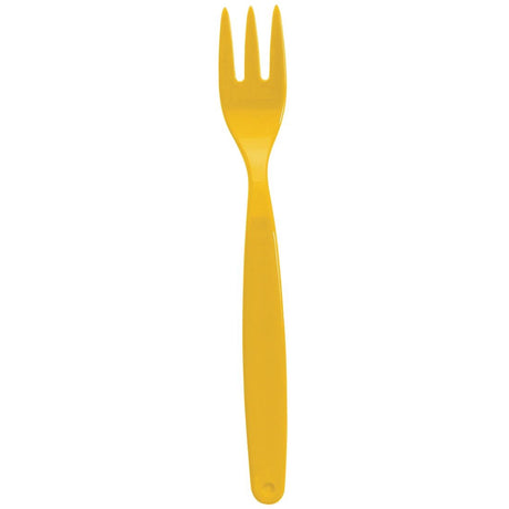 Olympia Kristallon Polycarbonate Forks Yellow (Pack of 12) - DL119  Olympia   