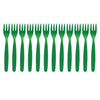 Olympia Kristallon Polycarbonate Forks Green (Pack of 12) - DL120  Olympia   