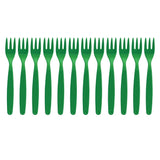 Olympia Kristallon Polycarbonate Forks Green (Pack of 12) - DL120  Olympia   