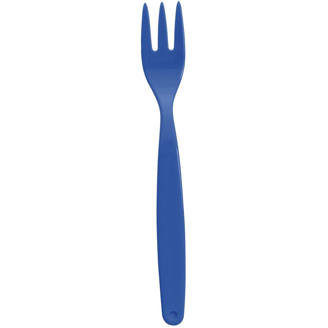 Olympia Kristallon Polycarbonate Forks Blue (Pack of 12) - DL121  Olympia   