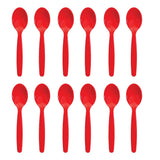 Olympia Kristallon Polycarbonate Spoons Red (Pack of 12) - DL122 Spoons Olympia