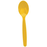 Olympia Kristallon Polycarbonate Spoons Yellow (Pack of 12) - DL123 Spoons Olympia