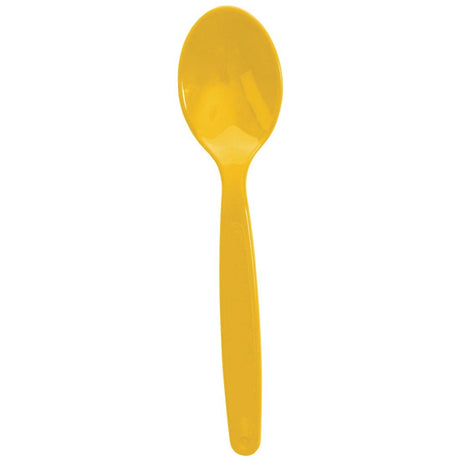 Olympia Kristallon Polycarbonate Spoons Yellow (Pack of 12) - DL123 Spoons Olympia
