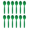 Olympia Kristallon Polycarbonate Spoons Green (Pack of 12) - DL124 Spoons Olympia