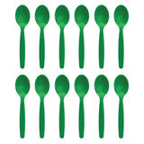 Olympia Kristallon Polycarbonate Spoons Green (Pack of 12) - DL124 Spoons Olympia