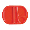 Olympia Kristallon Large Polycarbonate Compartment Food Trays Red 374mm - U037 Melamine and Polycarbonate Olympia   