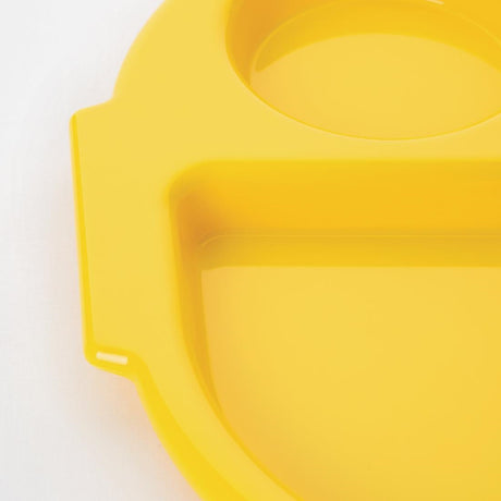 Olympia Kristallon Small Polycarbonate Compartment Food Trays Yellow 321mm - DL127 Melamine and Polycarbonate Olympia   